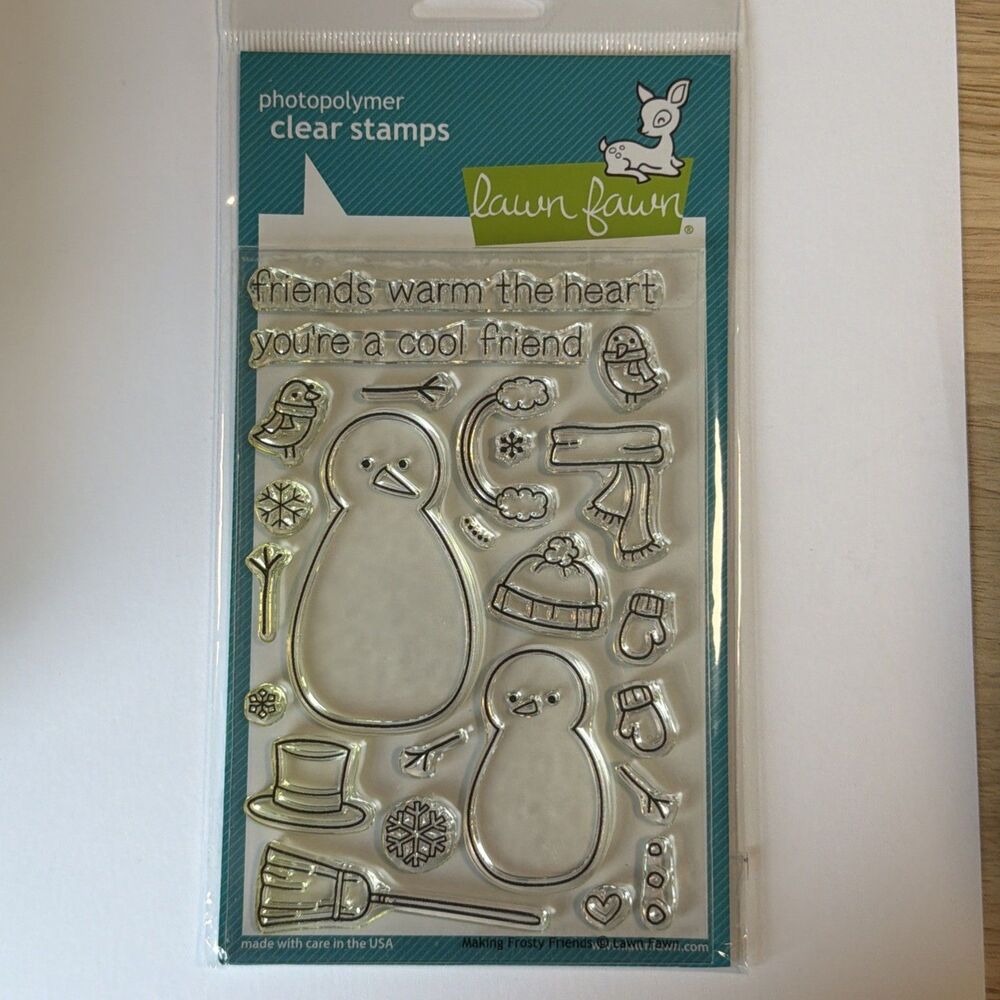 Lawn Fawn Making Frosty Friends Stamp Stamps LF362 snowmen snowman